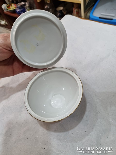 Régi német porcelán bonbonier