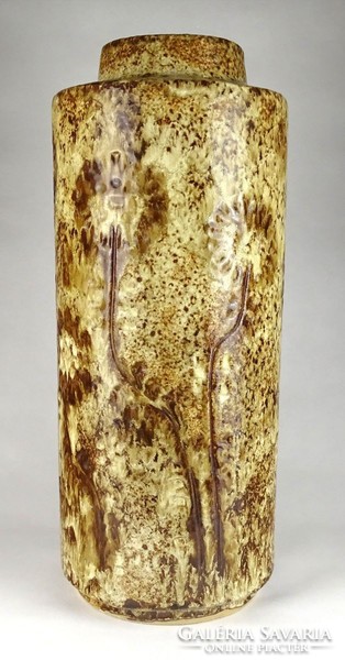 1H854 huge zsolnay pyrogranite vase 55 cm