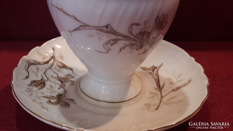 Porcelain bowl with sugar or sauce