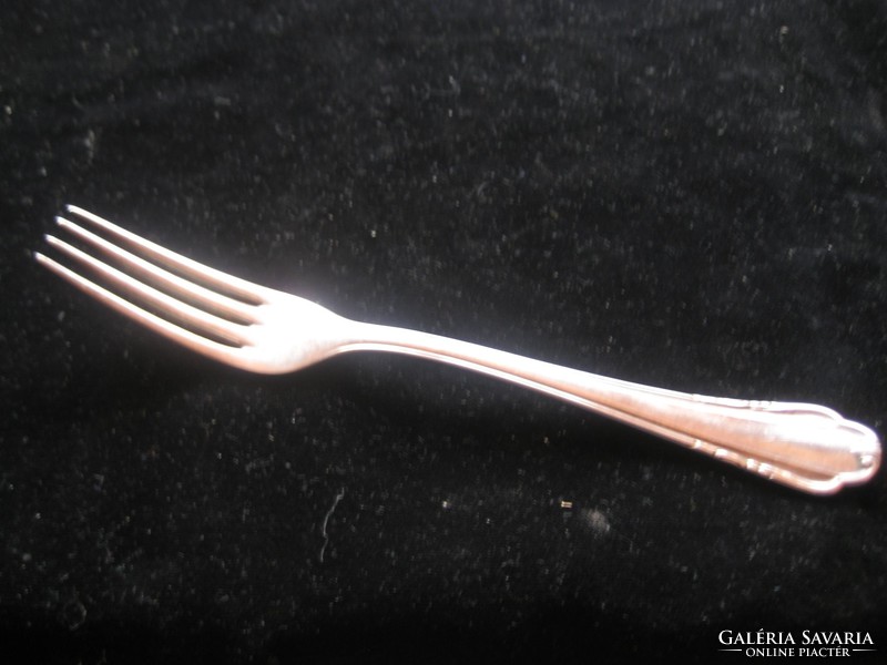 Silver-plated fork with bsf 90 platura mark, 18.1 cm