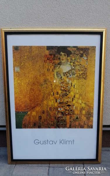 Gustav Klimt  jelzett nyomat szecessziós. Alkudható!