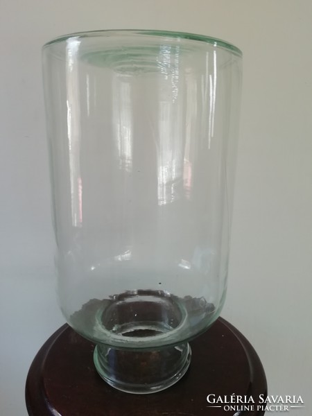 Régi 6 literes befőttes üveg, dekorációs tárgy