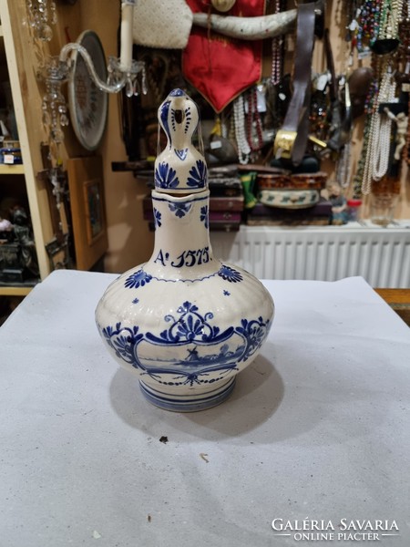 Old Dutch porcelain spout