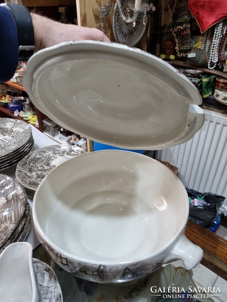 Angol porcelán tányér készlet