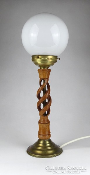 1I349 applied art designed retro copper lamp 46 cm