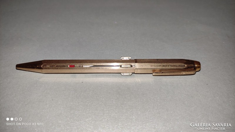 Mid-century marked original rotring constructa double ballpoint pen in four colors