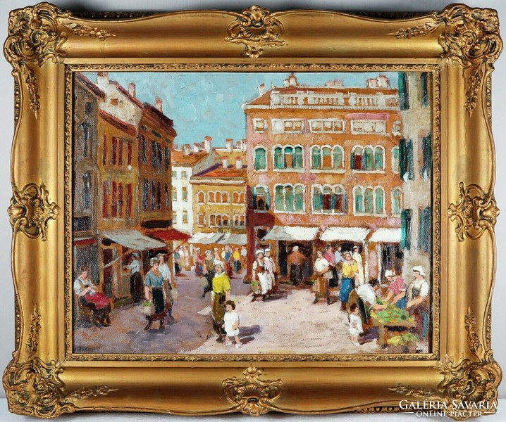 Gaál Ferenc: Velencei piac