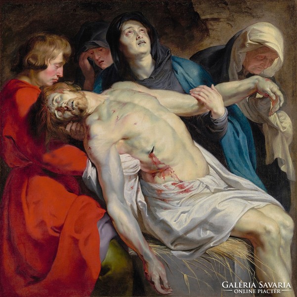Rubens - Krisztus siratása - reprint