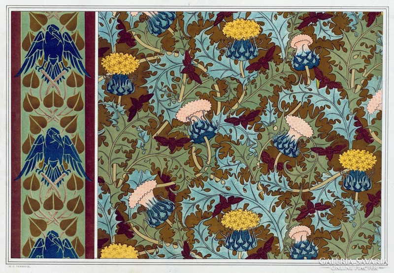 Maurice verneuil - cicadas and thistles - reprint