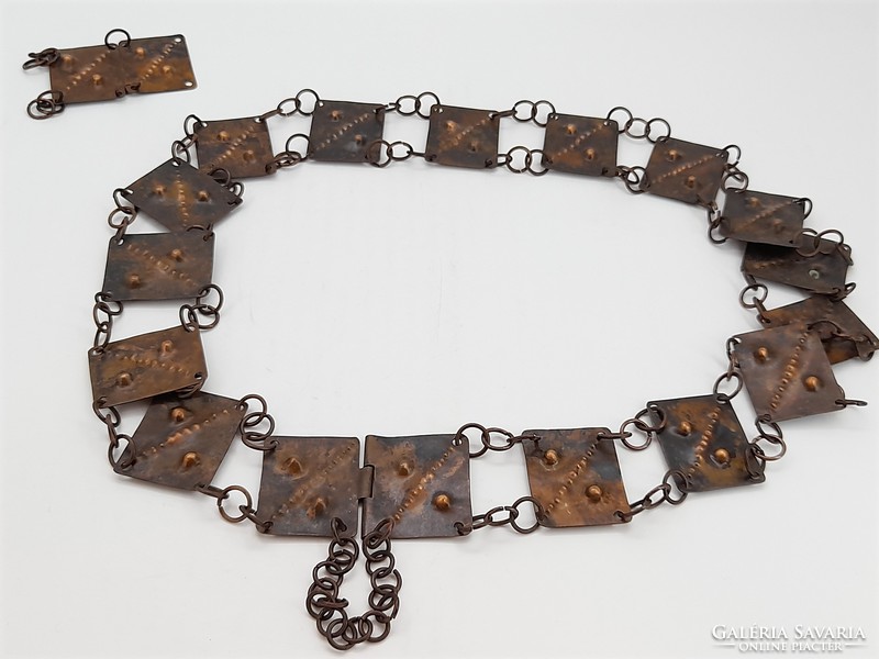 Craftsman jewelry set, necklace, bracelet, belt