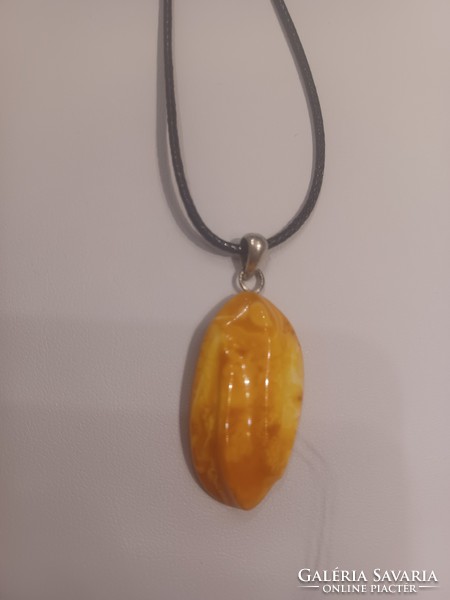 Original Baltic amber necklace, pendant