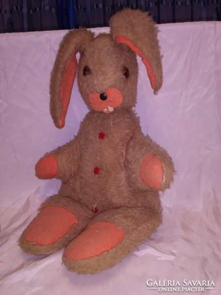 Old toy plush bunny, rabbit