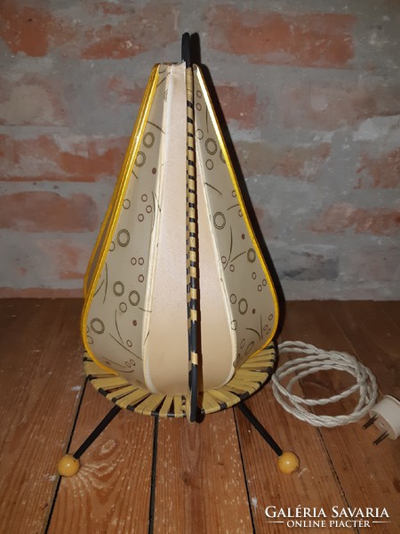 Walter viehweger yellow table lamp 1950s
