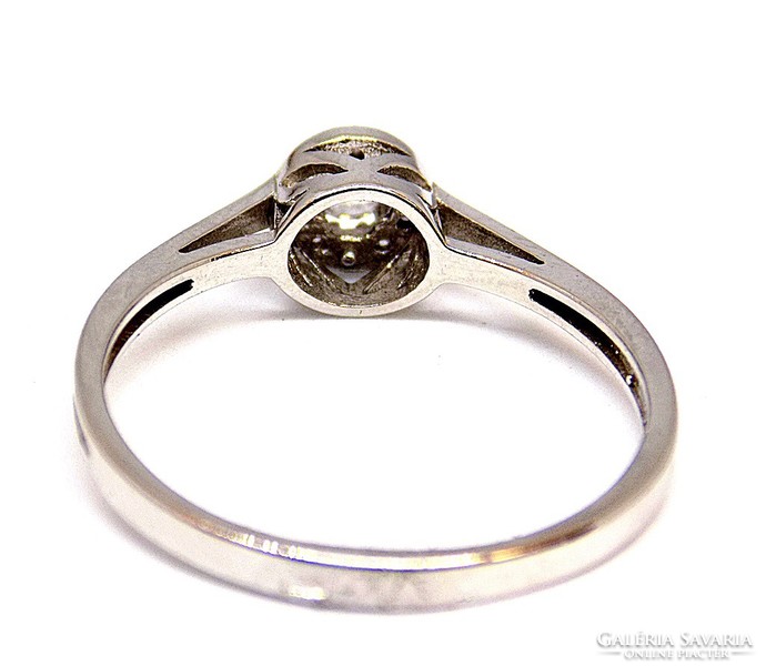 White gold ring (zal-au105863)