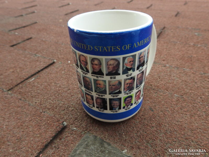 Presidents United States Mug Smithsonian Souvenir 4.5" Cup Coffee 1789 Bush 2001