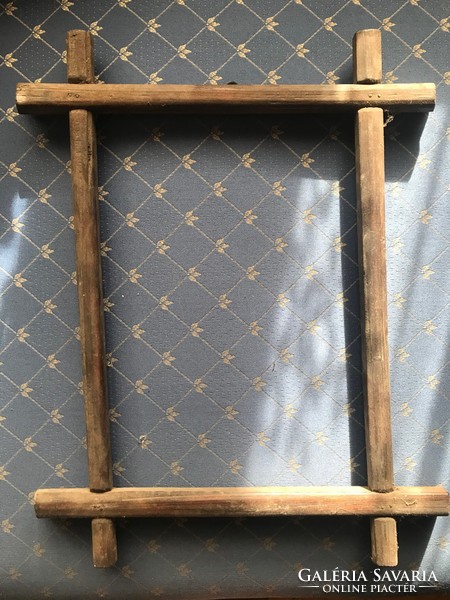 Wooden picture frame. 43X33 cm. Painted, old.Undamaged.
