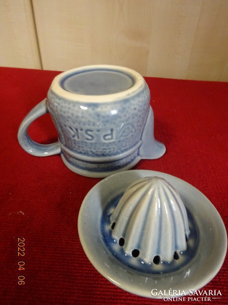 German porcelain with lemon twister spout, height 10 cm. He has! Jókai.