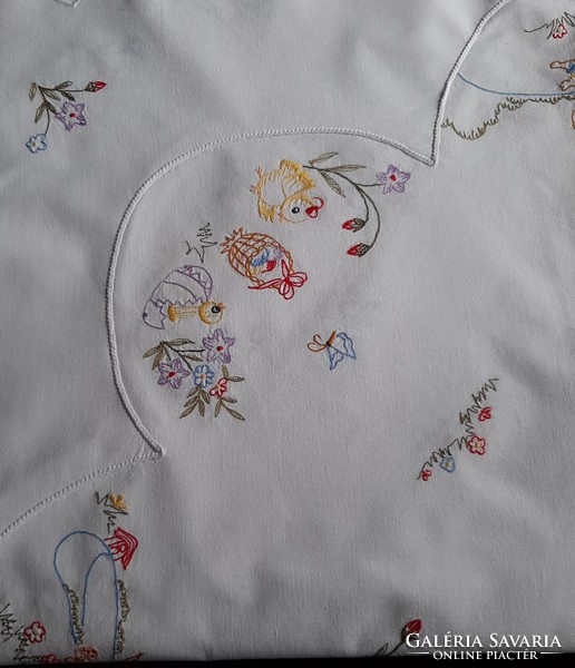 Easter embroidered tablecloth!