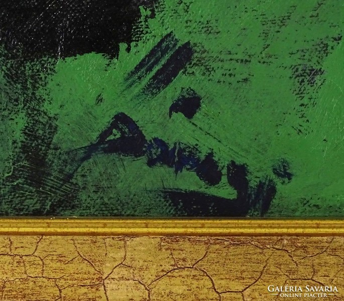 1I556 xx. Century painter: green abstraction