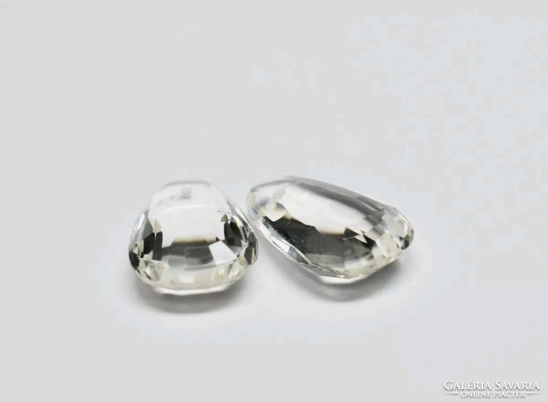 Wonderful Rhinestone Pair 18.45 Ct Gemstone for Jewelers, Collectors or Other Hobbies - New