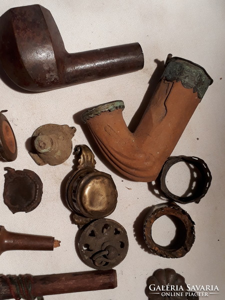 Pipe accessories, remnants, etc.