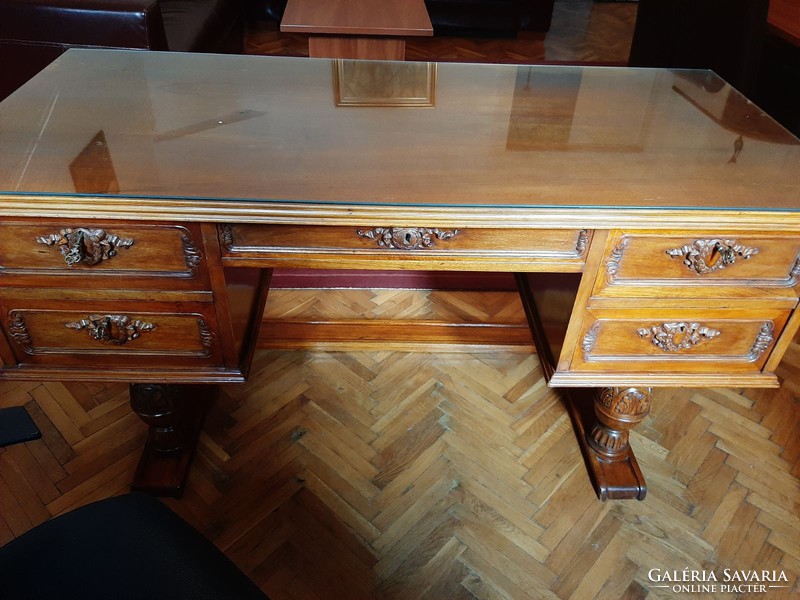 Ornate carved desk