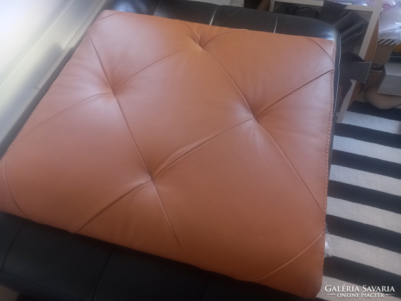 Ikea poang footrest leather puff pillow (limited edition) / footrest pillow