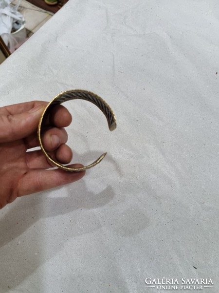 Old copper bracelet