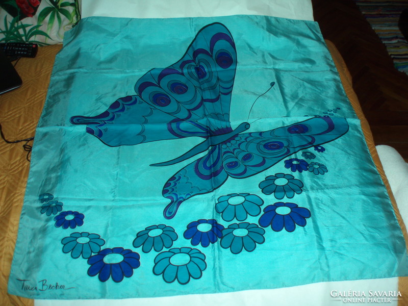 Vintage trixi becker silk scarf