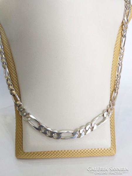 New silver 56.8g. Figarine necklace (solid silver necklace) (no. 05.)