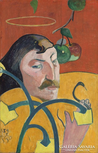 Paul Gauguin - Önarckép - vászon reprint vakrámán