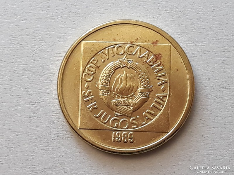 20 Dinara 1989 coin - Yugoslav 20 dinar 1989 foreign coin