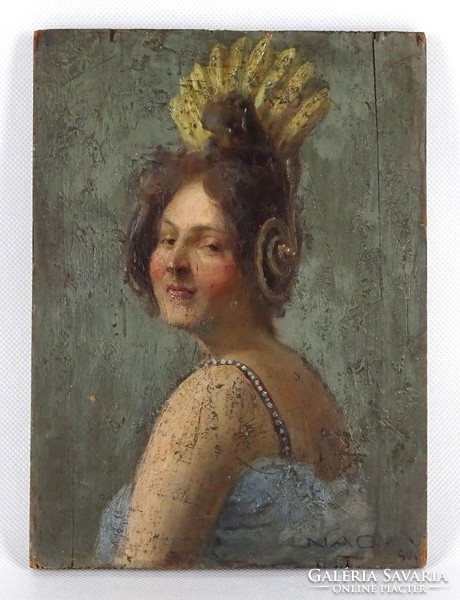 1I058 Nagy Vilmos : Párizsi revütáncos portré 1904