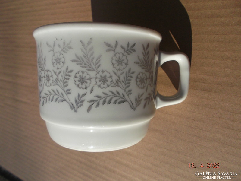 Old mug with silver pattern --- 6 ---