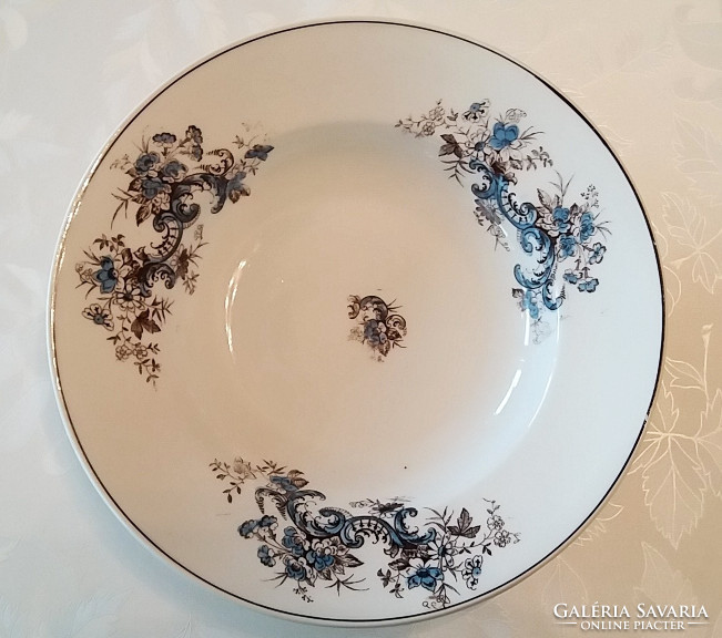 Régi vintage porcelán falitányér dísztányér virágos tányér 23 cm