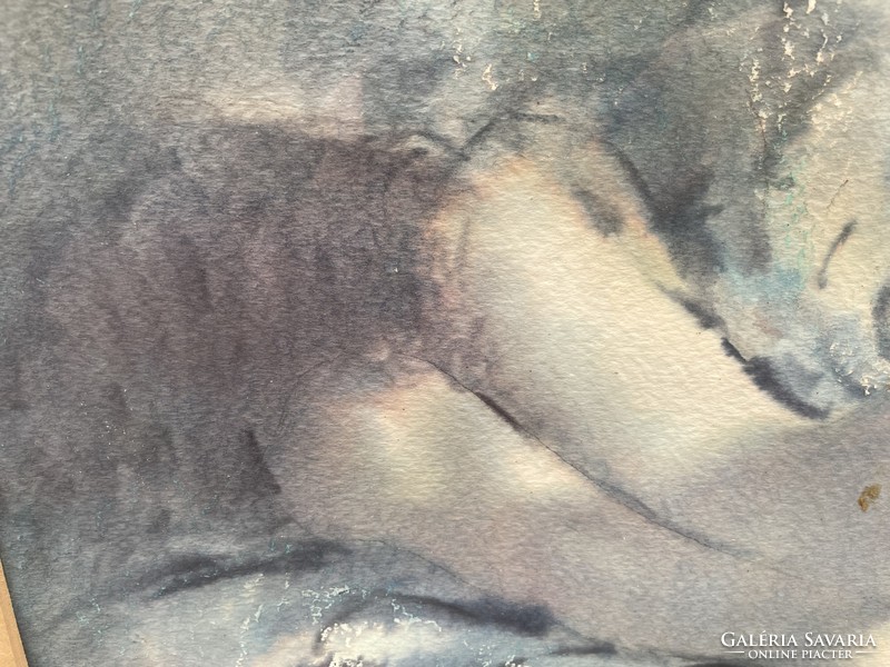Alexander Bihari (1947-2013) sleeping nude
