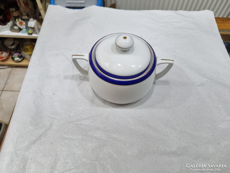 Old Czechoslovak porcelain sugar bowl