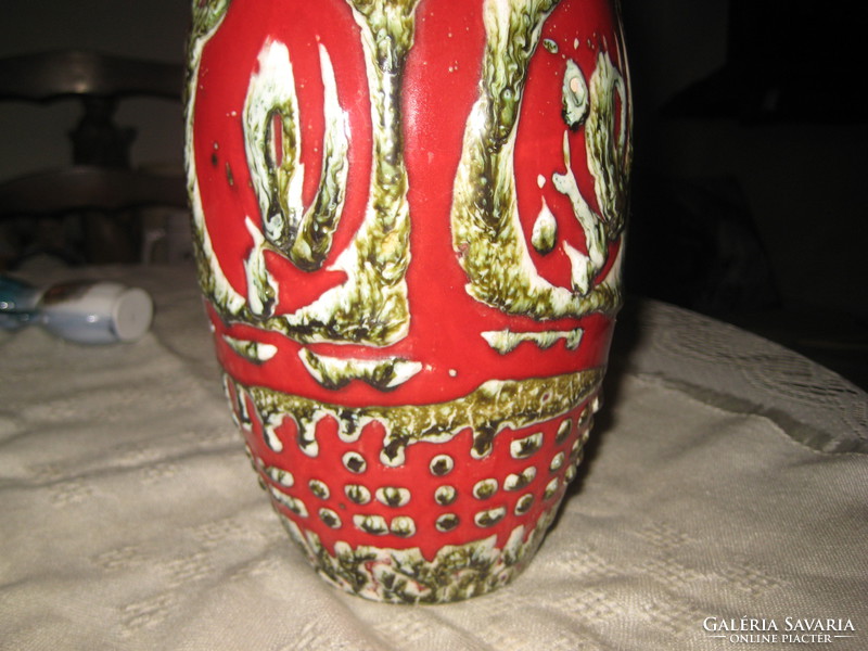 Retro vase from the 60's, 13 x 29 cm beautiful condition!