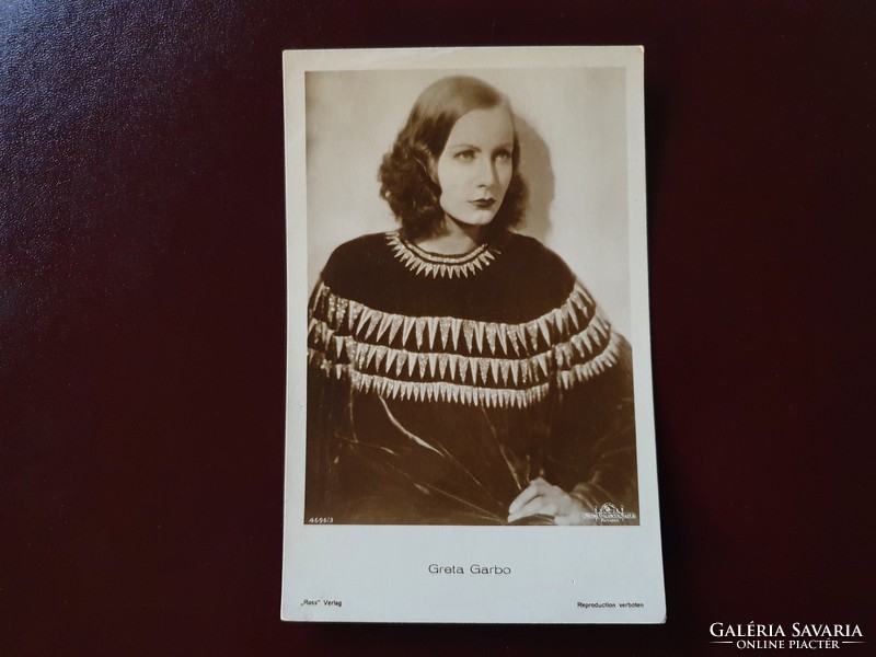 Greta Garbo eredeti képeslap.   metro-goldwyn-mayer.