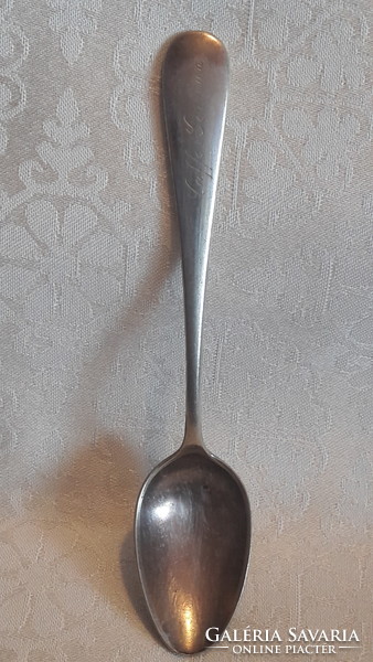 Old silver plated spoon (m2486)