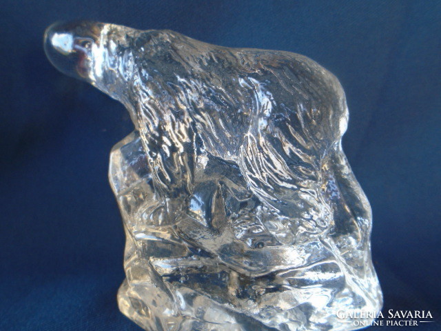 Something amazing is simply a beautiful and lovely costa swedish polar bear crystal glass creation
