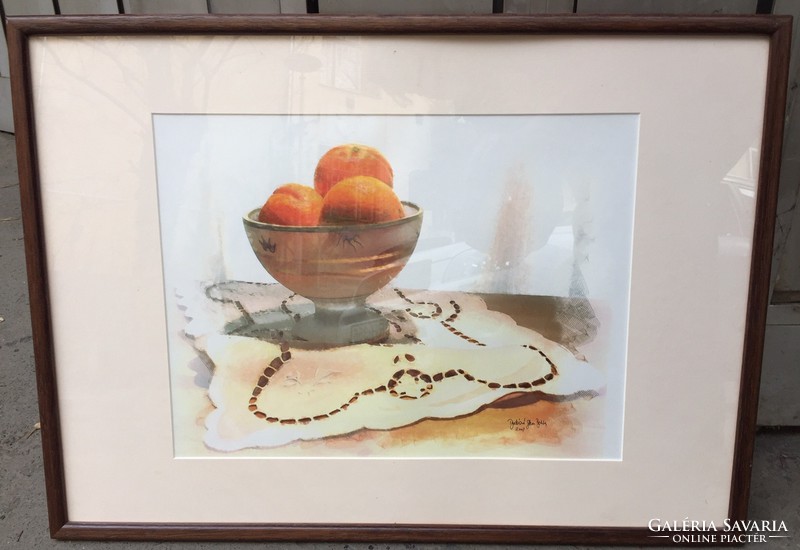 Beáta Dudásnum stum's painting: orange still life for sale (iza r)