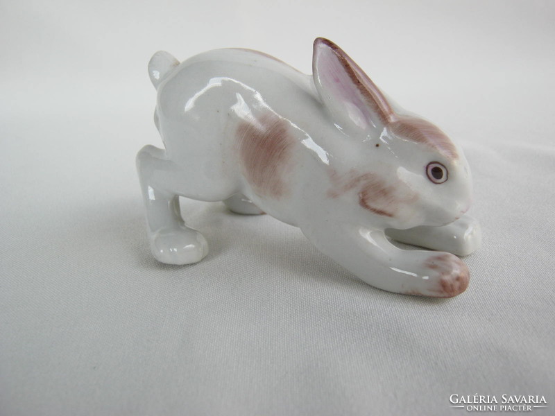 Retro ... Kőbánya drasche porcelain figurine nipple rabbit bunny