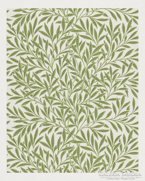 William Morris - Fűzfa - vakrámás vászon reprint
