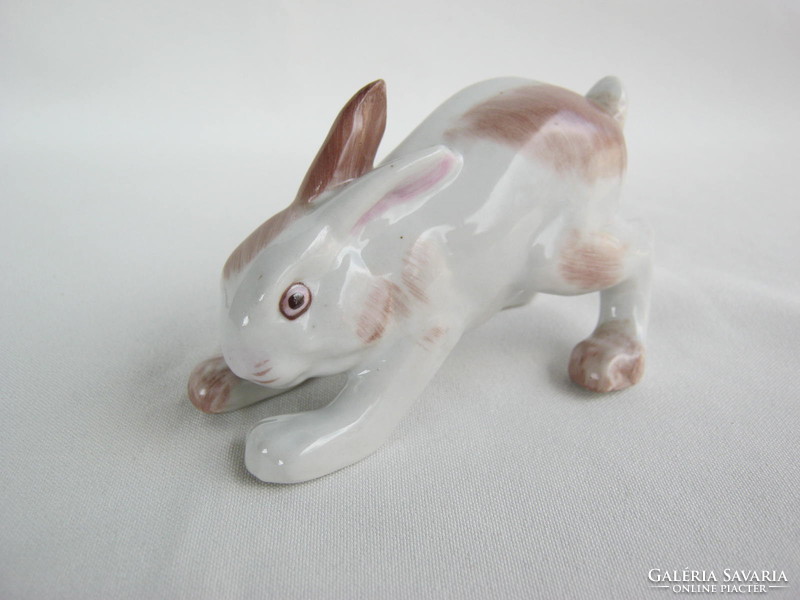 Retro ... Kőbánya drasche porcelain figurine nipple rabbit bunny