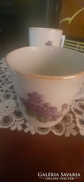 Zsolnay violet mug