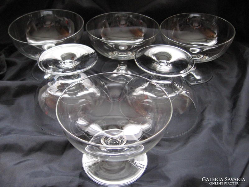 2 Set crystal cocktail, champagne 1 and 1.5 dl cups in one rosenthal