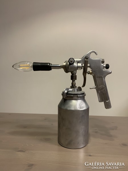 Sprio festékszóró pisztoly lámpa, asztali lámpa
