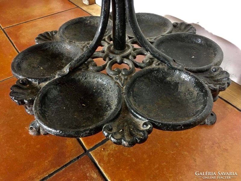 Art Nouveau antique cast iron hanger rare special