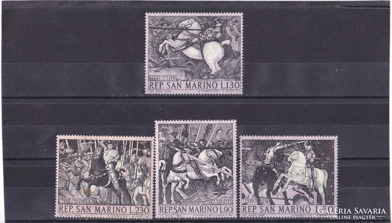 San Marino emlékbélyegek teljes-sor 1968